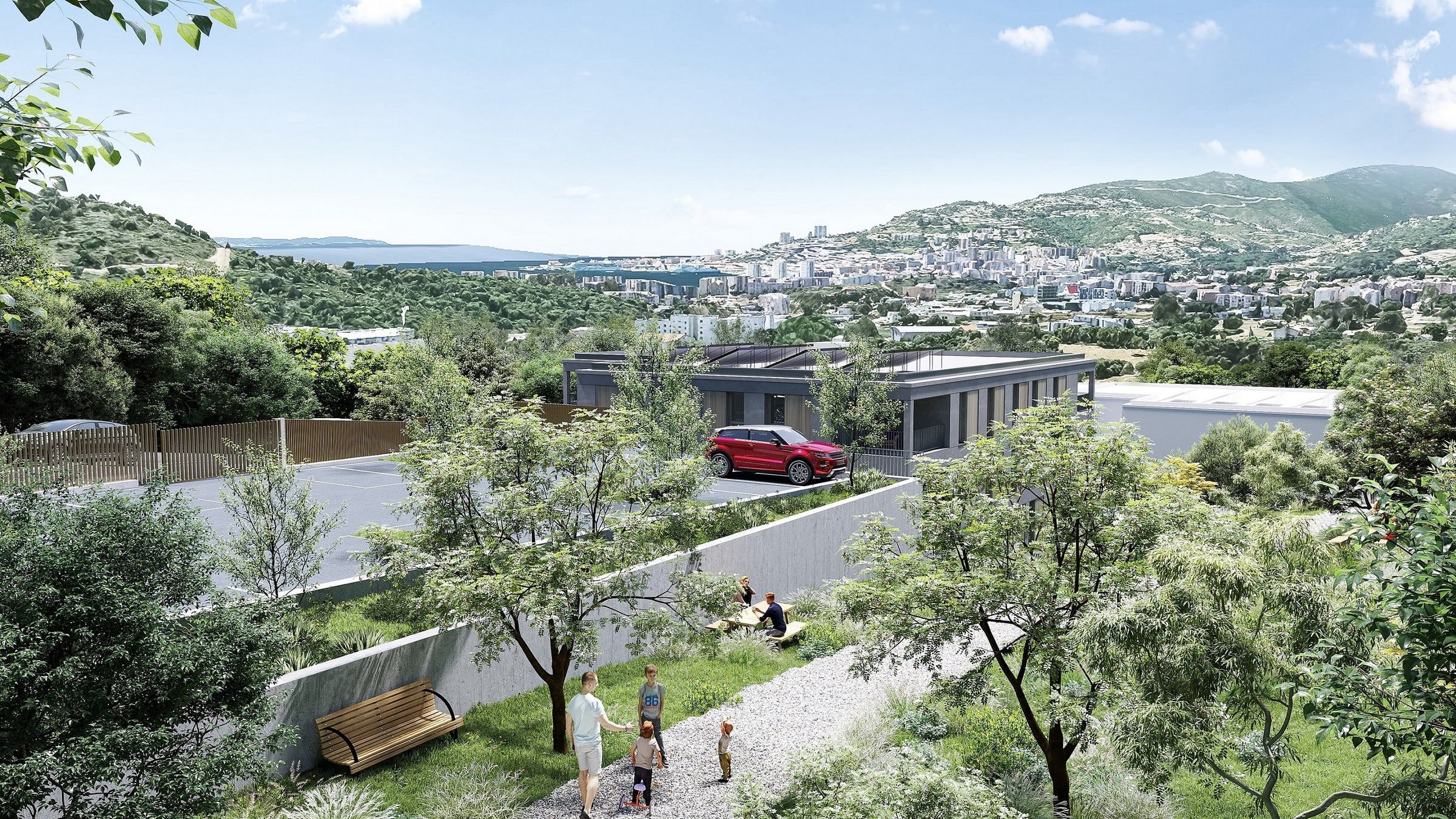 Résidence A SUARA, vue sur Ajaccio et le golfe