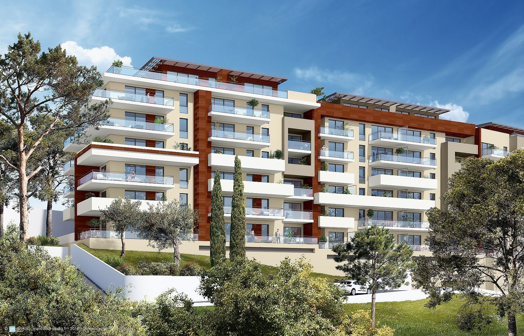 Résidence Les terrasses de Torretta, Boulevard Maillot à Ajaccio