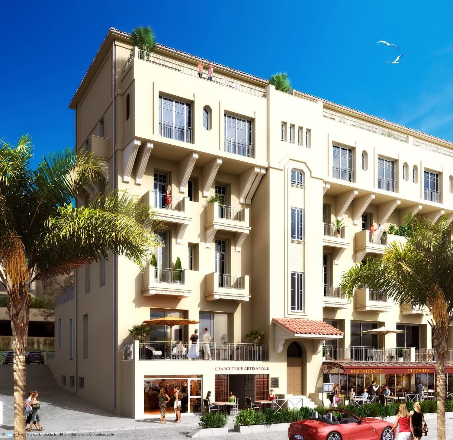 Résidence Villa Impériale, Avenue de la République à Calvi