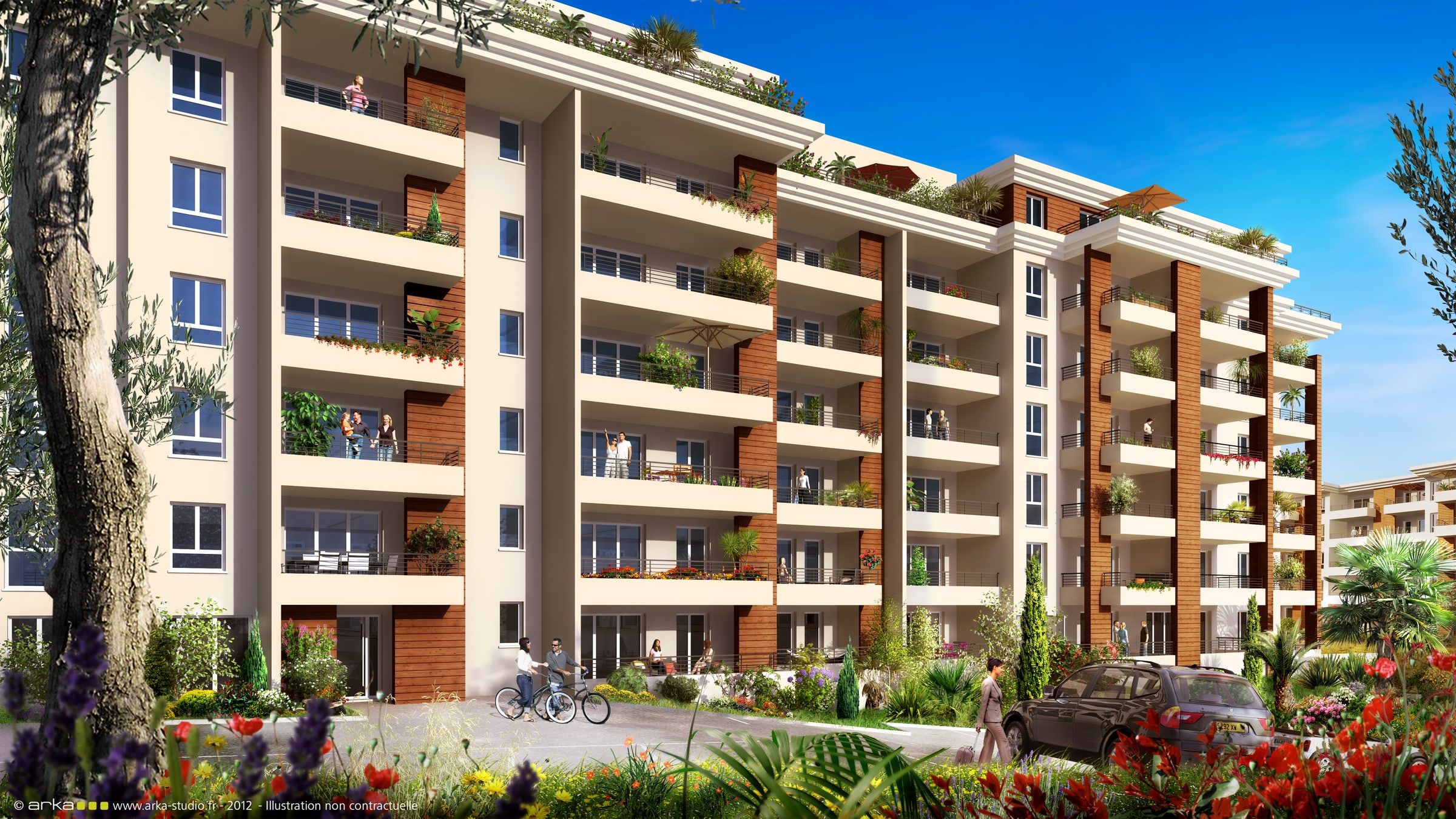 Résidence Vivaldi II, Boulevard Louis Campi à Ajaccio